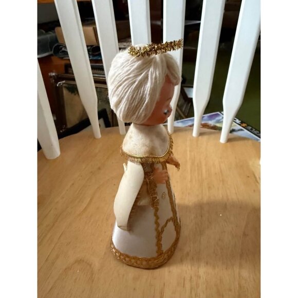 Vintage Christmas Angel Tree Topper Made in Japan 8" - Picture 5 of 6